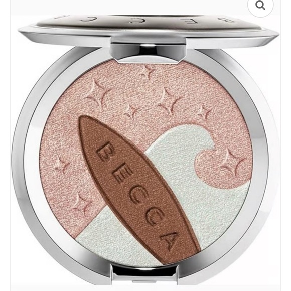 BECCA Shimmering Skin Perfector Sunlit Bronzer Ocean Glow - Picture 2 of 2